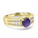 1.77ct Sapphire Rings with 0.28tct Diamond set in 14K Yellow Gold