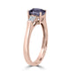 1.34ct Spinel Ring with 0.27tct Diamonds set in 14K Rose Gold