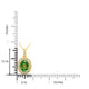 2.03ct Tsavorite Pendant with 0.24tct Diamonds set in 14K Yellow Gold