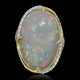 14.04ct Opal Ring with 0.25tct Diamonds set in 14K Yellow Gold