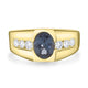 1.89ct Spinel Ring with 0.58tct Diamonds set in 14K Yellow Gold