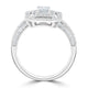 0.52ct Diamond Ring with 0.52tct Diamonds set in 950 Platinum