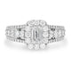 0.53ct Diamond Ring with 1.05tct Diamonds set in 18K White Gold