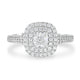 0.55ct Diamond Ring with 0.5tct Diamonds set in 950 Platinum