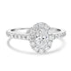 0.51ct Diamond Ring with 0.51tct Diamonds set in 950 Platinum