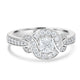 0.51ct Diamond Ring with 0.54tct Diamonds set in 950 Platinum