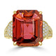 11.28ct Tourmaline Rings with 0.22tct Diamond set in 18K Rose Gold