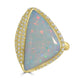 8.11ct Opal Rings with 0.31tct Diamond set in 18K Yellow Gold