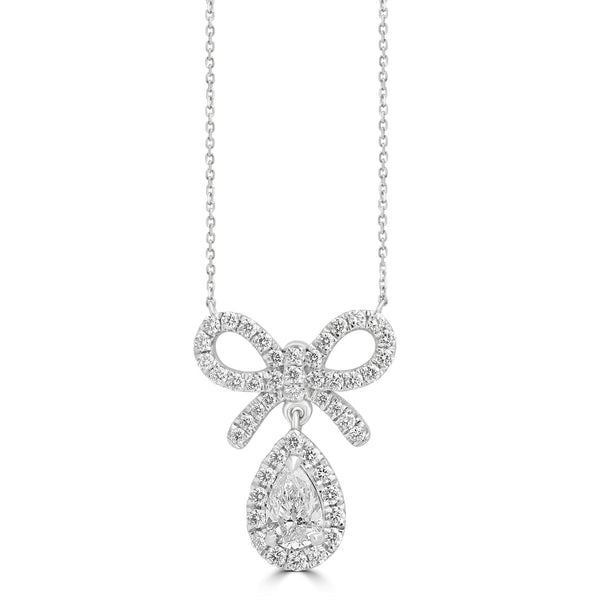 0.5ct Diamond Necklaces with 0.54tct Diamond set in Platinum 950