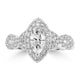 0.53ct Diamond Rings with 0.48tct Diamond set in Platinum 950