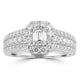 0.5ct Diamond Rings with 1.02tct Diamond set in Platinum 950