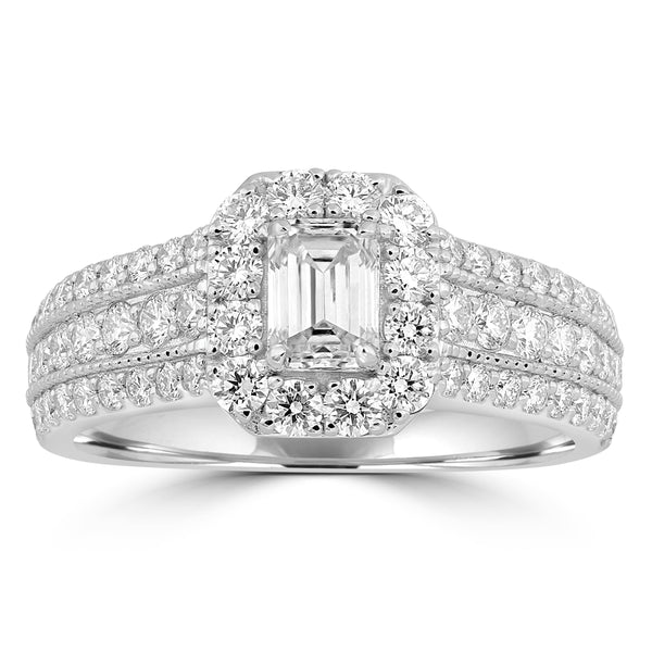 0.5ct Diamond Rings with 1.02tct Diamond set in Platinum 950