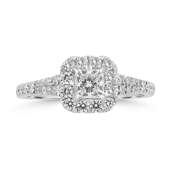 0.5ct Diamond Rings with 0.51tct Diamond set in Platinum 950