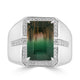 9.55ct Tourmaline Rings with 0.34tct Diamond set in 18K White Gold