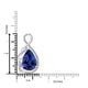 8.02ct Tanzanite Pendants with 0.23tct Diamond set in 18K White Gold