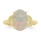 3.34ct Opal Rings with 0.02tct Diamond set in 14K Yellow Gold