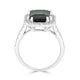 3.49Ct Tourmaline Ring With 0.48Tct Diamoinds Set In 14Kt White Gold