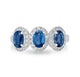 1.81tct Kyanite Ring with 0.43tct Diamonds set in 14K White Gold