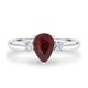 2Ct Ruby Ring With 0.16Tct Diamonds Set In 18K White Gold